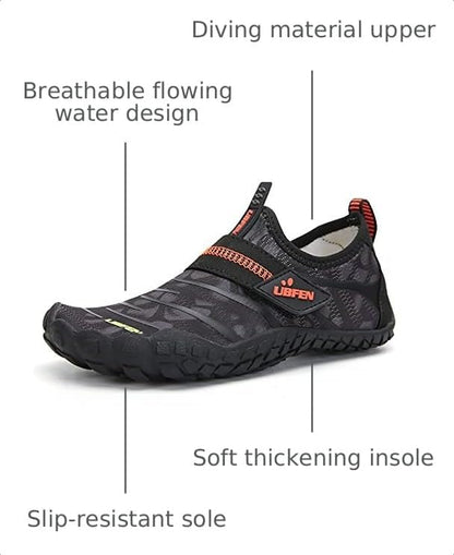 Kids Water Shoes for Boys Girls Quick-Dry Swim Aqua Socks | Lightweight, Barefoot-Style, Perfect for Water Parks, Beach, Pool, Kayak, Creek Hiking, Camping, Toddler, Little Kid, Big Kid